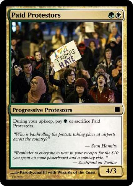 paid-protestors